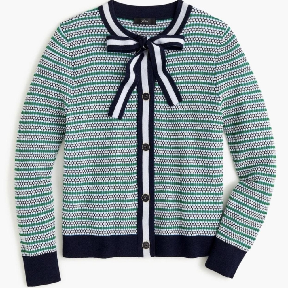 J.Crew Textured Lady Cardigan Sweater XXS
